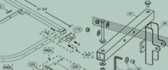 line drawing of aftermarket parts